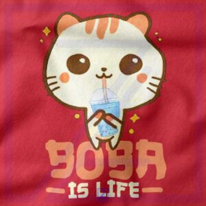 Boba Is Life closeup Sweatshirt - Buy Funny Drink