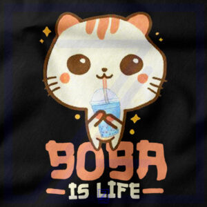 Boba Is Life closeup Tshirt - Buy Funny Drink