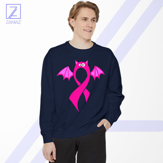 Breast Cancer Awareness Pink Ribbon Graphic Tee