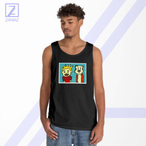 Calvin and Hobbes Cartoon Tank Top - Comic Strip
