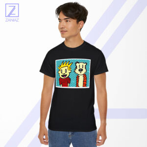 Calvin and Hobbes Cartoon Tshirt - Comic Strip