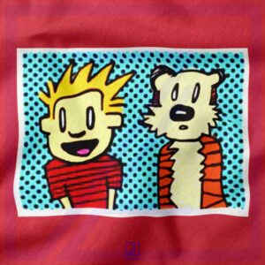 Calvin and Hobbes Cartoon closeup Tank Top - Comic Strip