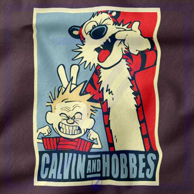 Calvin and Hobbes Smile closeup Sweatshirt - Comic Cartoon