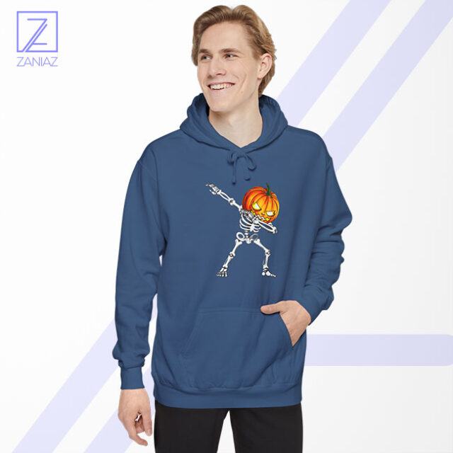 Funny Dabbing Pumpkin Halloween Meme T-Shirt