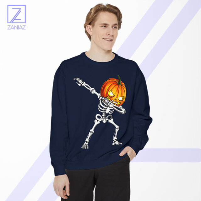 Funny Dabbing Pumpkin Halloween Meme Shirt