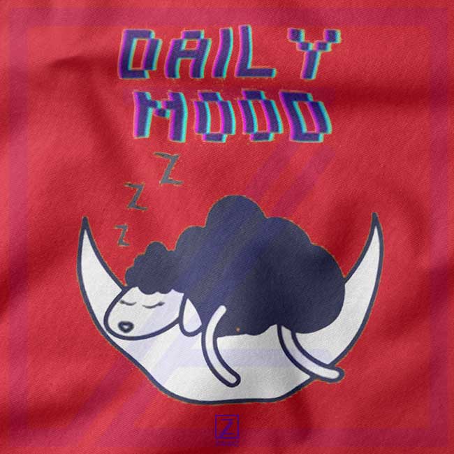 Daily Mood Laziness New closeup Hoodie - S-2XL