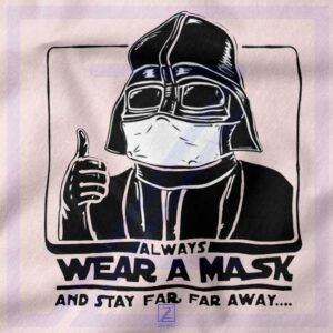 Darth Vader Face Mask closeup Tank Top - Buy Quarantine 2020