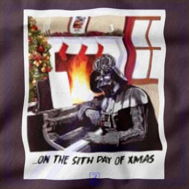 Darth Vader Sith Day of Xmas closeup Hoodie - Star Wars