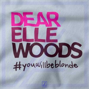 Dear Elle Woods closeup Tshirt - Womens Graphic