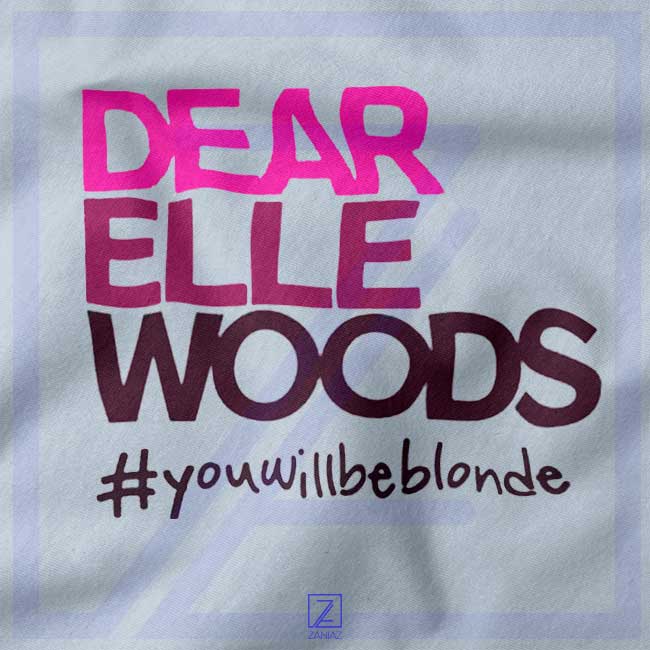 Dear Elle Woods closeup Tshirt - Womens Graphic