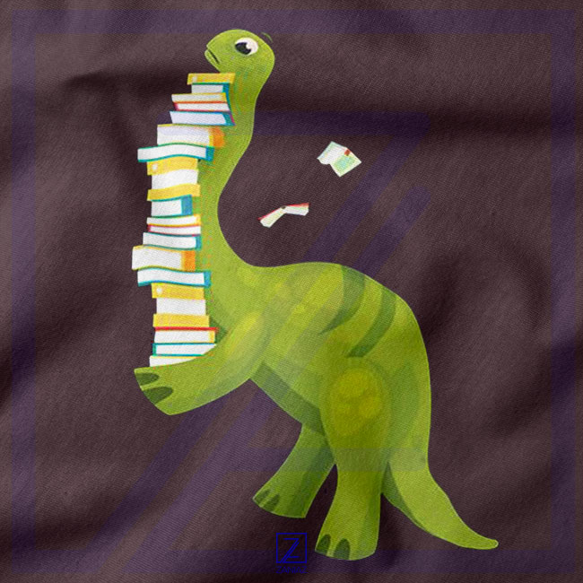 Dinosaur Reading closeup Hoodie - Cheap Librarian
