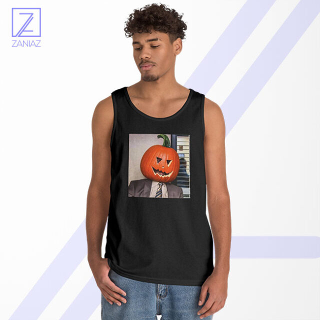 Dwight Pumpkin Head Tank Top