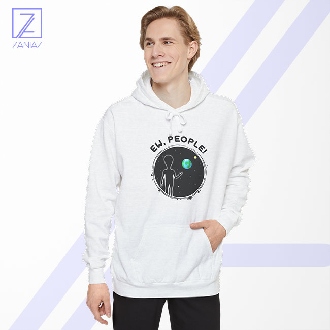 Ew People Quarantine Hoodie - Social Distancing Alien