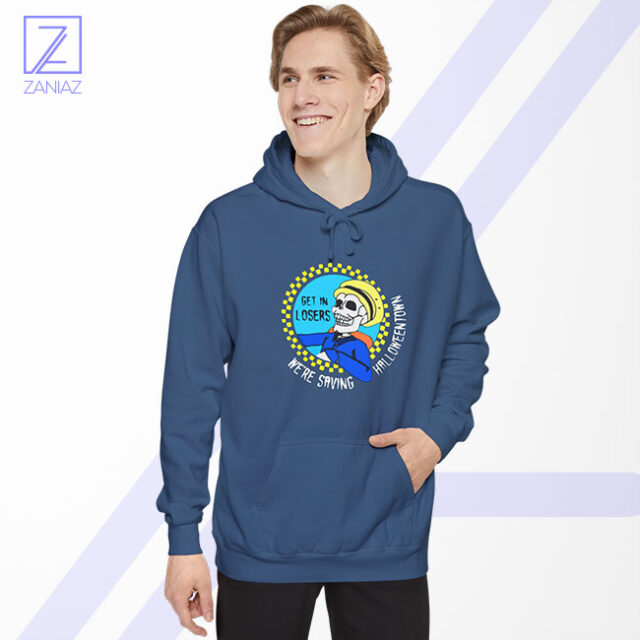 Get In Losers Skeleton Driving Funny Meme T-Shirt