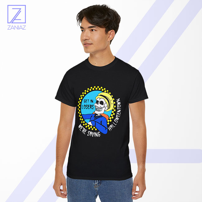 Get In Losers Skull Drive Tshirt - Halloweentown