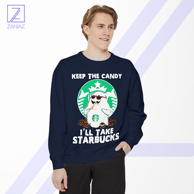 Ghost Keep The Candy Sweatshirt - Halloween Starbucks Gifts