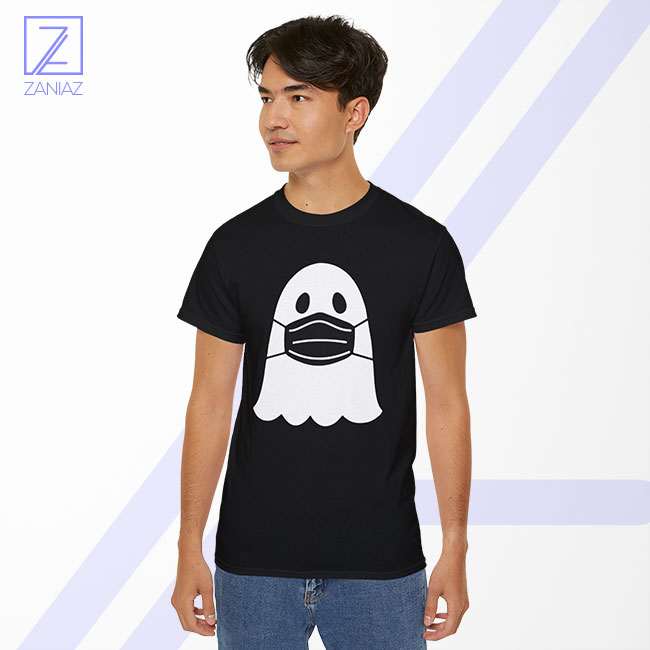 Ghost Mask 2020 Tshirt - Halloween Social Distance