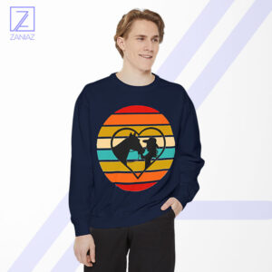 Girl With a Horse Sweatshirt - Buy Retro Rainbow