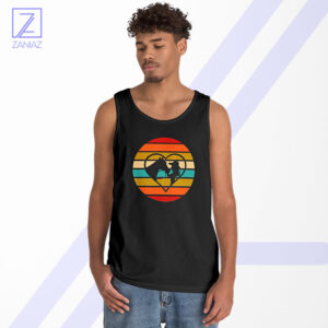 Girl With a Horse Tank Top - Buy Retro Rainbow