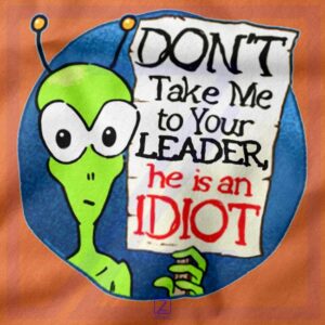 Government Aliens closeup Hoodie - Buy Political Slogan