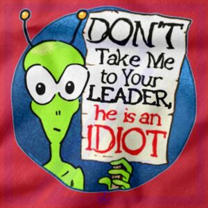 Government Aliens closeup Tank Top - Buy Political Slogan
