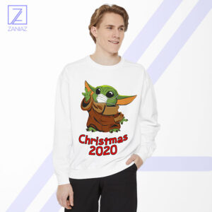 Grogu Mask Quarantine Sweatshirt - Buy Covid Christmas Merch