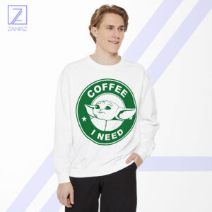 Grogu Need Coffee Sweatshirt - Best Disney Plus