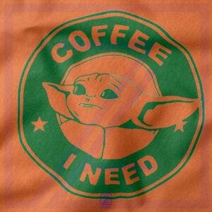 Grogu Need Coffee closeup Hoodie - Buy Disney Plus