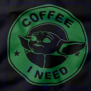 Grogu Need Coffee closeup Sweatshirt - Best Disney Plus