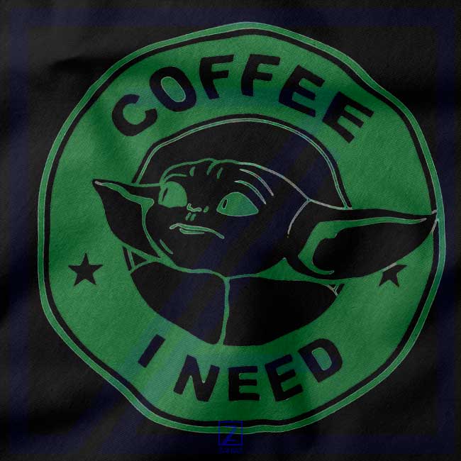 Grogu Need Coffee closeup Sweatshirt - Best Disney Plus