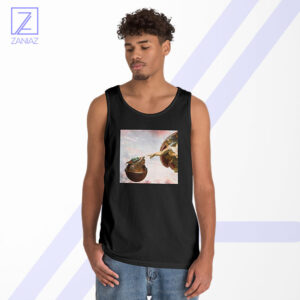 Grogu Renaissance Tank Top - Buy Michelangelo Art