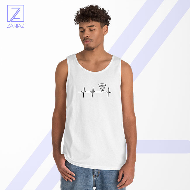 Heartbeat Pizza Tank Top - Buy Italian Cuisine Merch