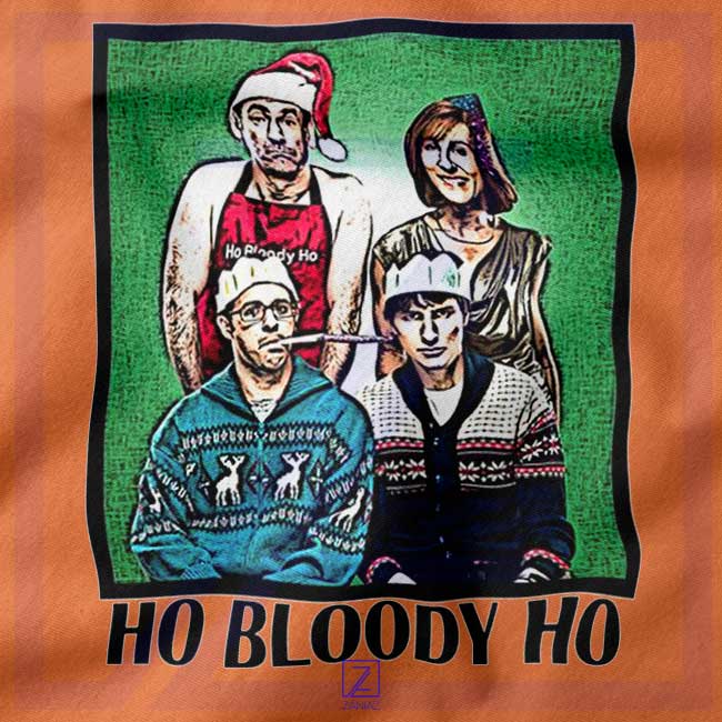 Ho Bloody Ho Parody Graphic closeup Tshirt