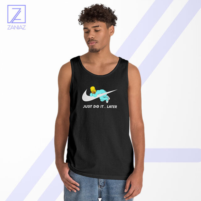 Homer Simpson Slogan Holiday Tank Top