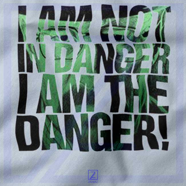 I Am The Danger Heisenberg closeup Hoodie - Breaking Bad