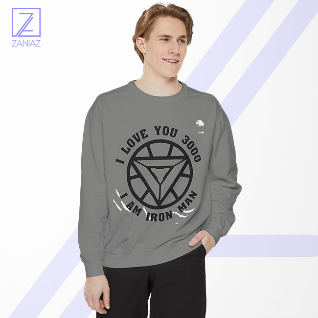 I Love You 3000 Times Tony Stark Sweatshirt - A Tribute to a Hero