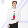 I am Horny Sweatshirt - Funny Unicorn Horn