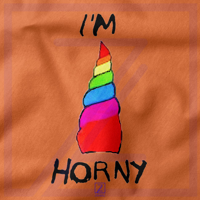 I am Horny closeup Tank Top - Funny Unicorn Horn