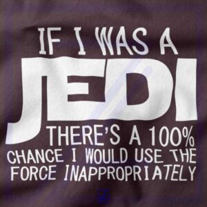 If I Was a Jedi Graphic closeup Hoodie - Buy Star Wars