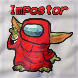 Impostor Baby Yoda New closeup Hoodie - Among Us