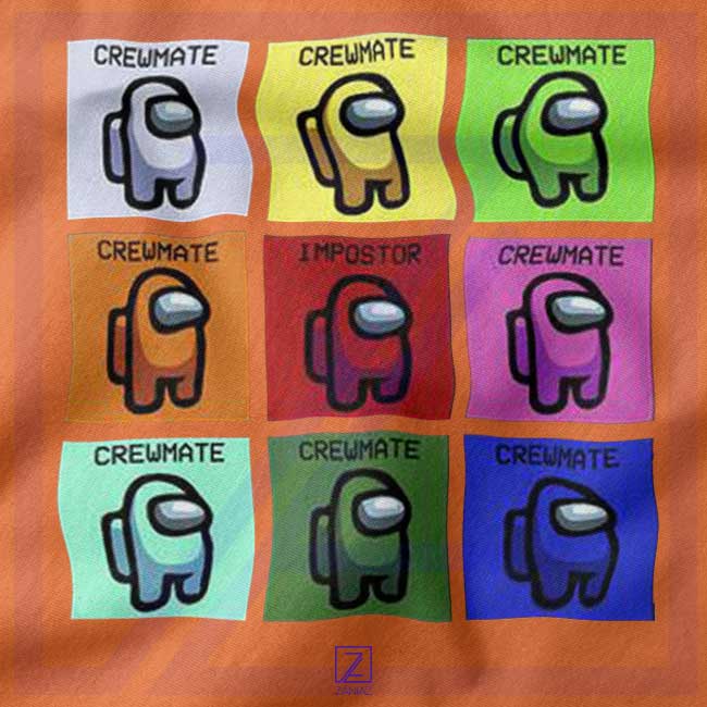 Impostor or Crewmate closeup Hoodie - Trending Gaming