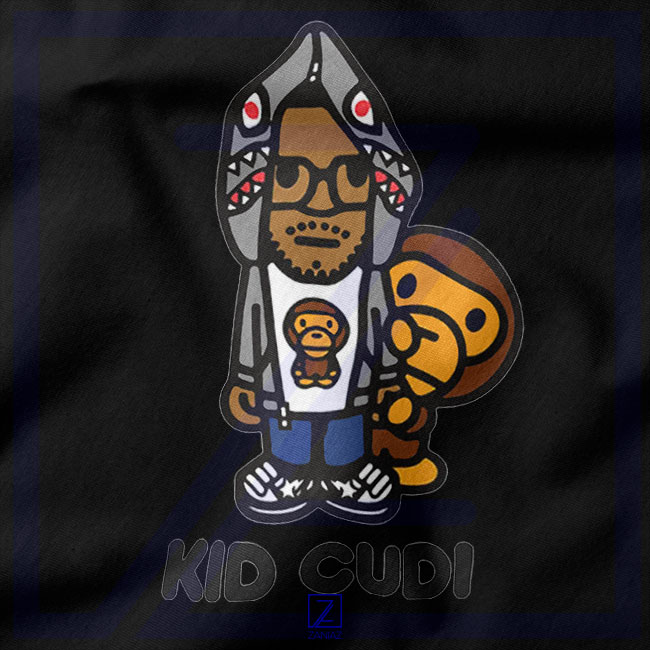 Kid Cudi Monkey closeup Hoodie - Buy Rapper Merch