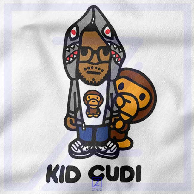 Kid Cudi Monkey closeup Tshirt - Buy Rapper Merch