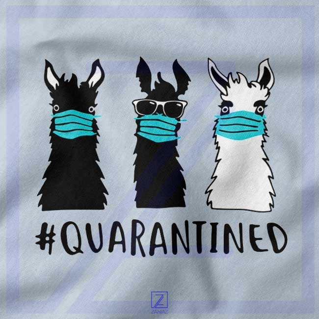 Llama Face Mask Sweatshirt - Best Quarantine