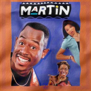 Martin 90s Sitcom closeup Hoodie - Buy Black Comedy