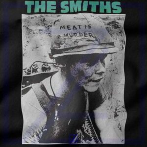 Meat Is Murder Album The Smiths closeup Tshirt - Graphic Store