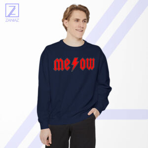 Meowtallica Merch Sweatshirt - Cat Music Band