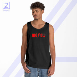 Meowtallica Merch Tank Top - Cat Music Band