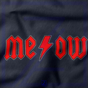 Meowtallica Merch closeup Sweatshirt - Cat Music Band