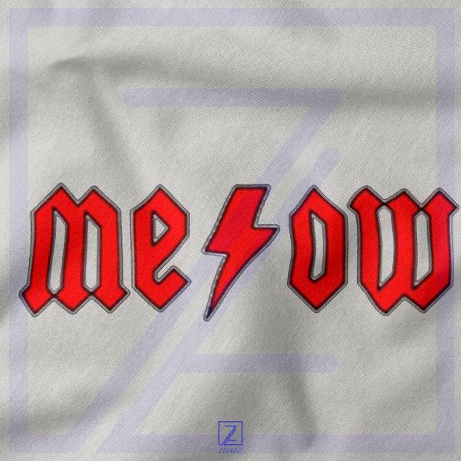Meowtallica Merch closeup Tank Top - Cat Music Band